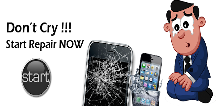 Phone repair illustration